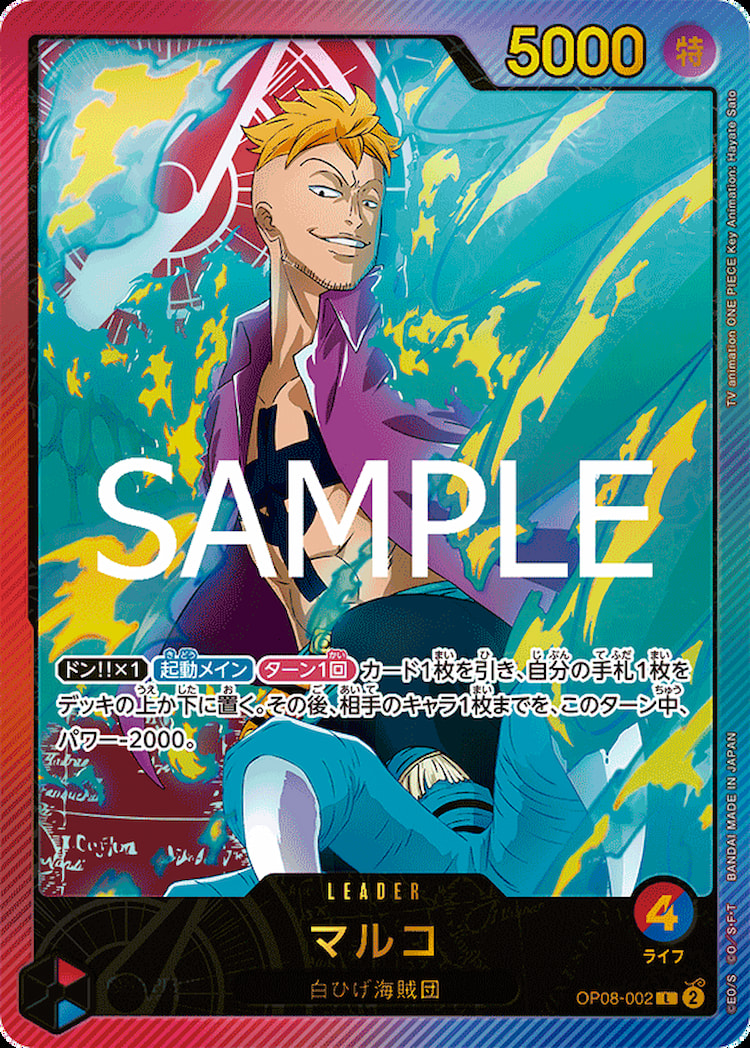 OP08-002】《マルコ》Lパラレルの最新買取価格・値段推移チャート