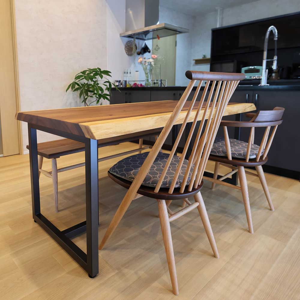 シビルチェア ウォールナット×オーク｜柏木工｜CC71K – カチート