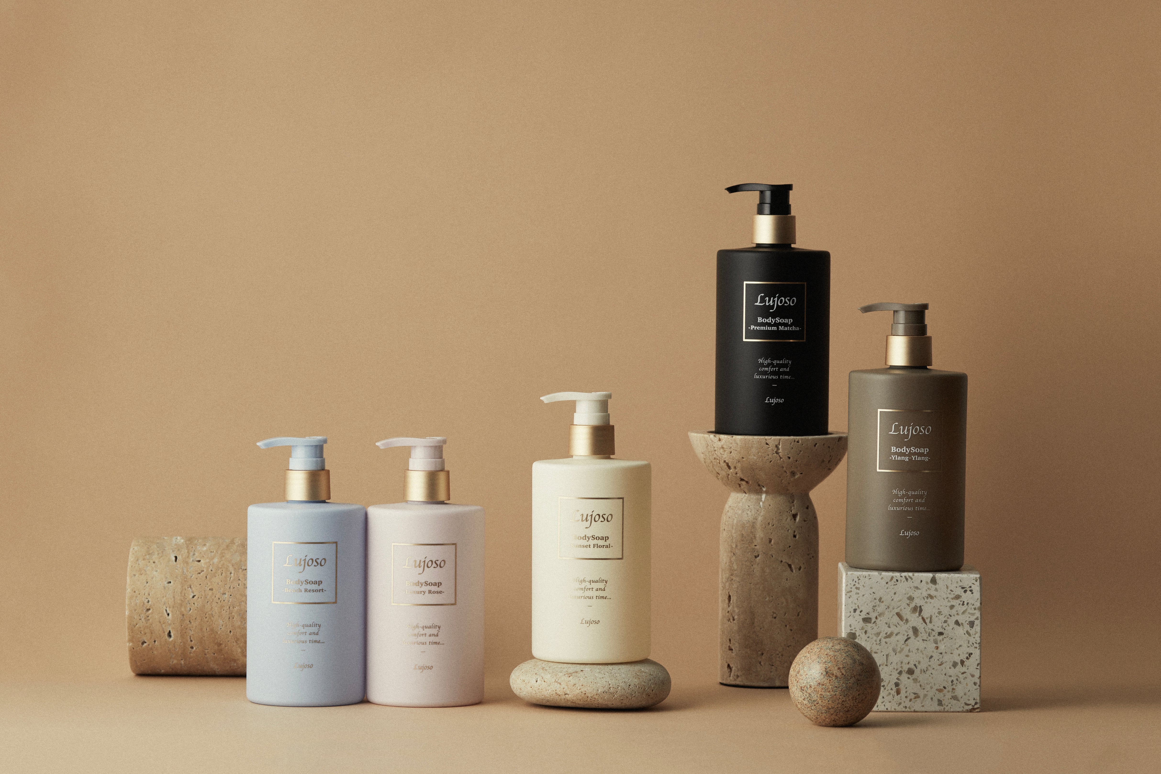 Lujoso リッチフレグランスボディソープ プレミアム抹茶 400ml