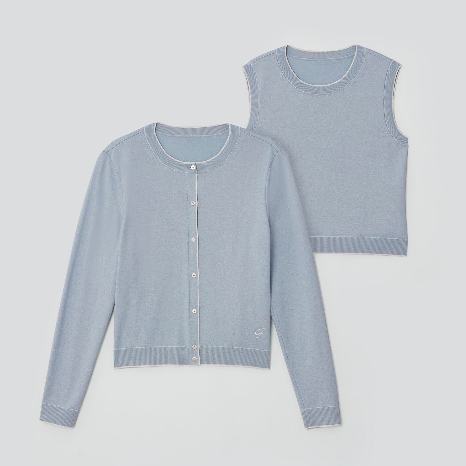 ニット 1円 フォクシー ニット トップス 38 ネイビー HS451 –