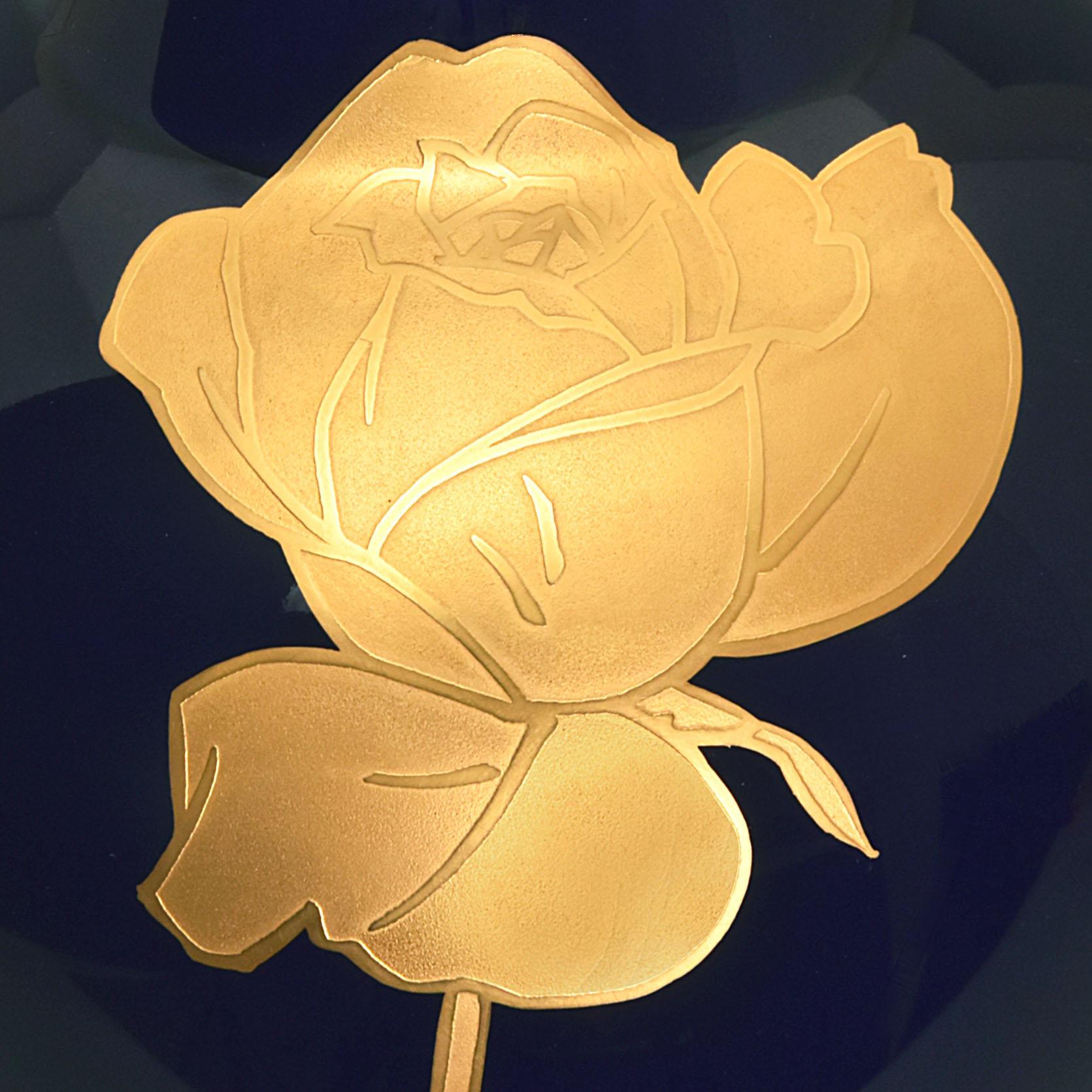 瑠璃金彩薔薇）花瓶|有田焼の老舗-香蘭社オンラインショップ