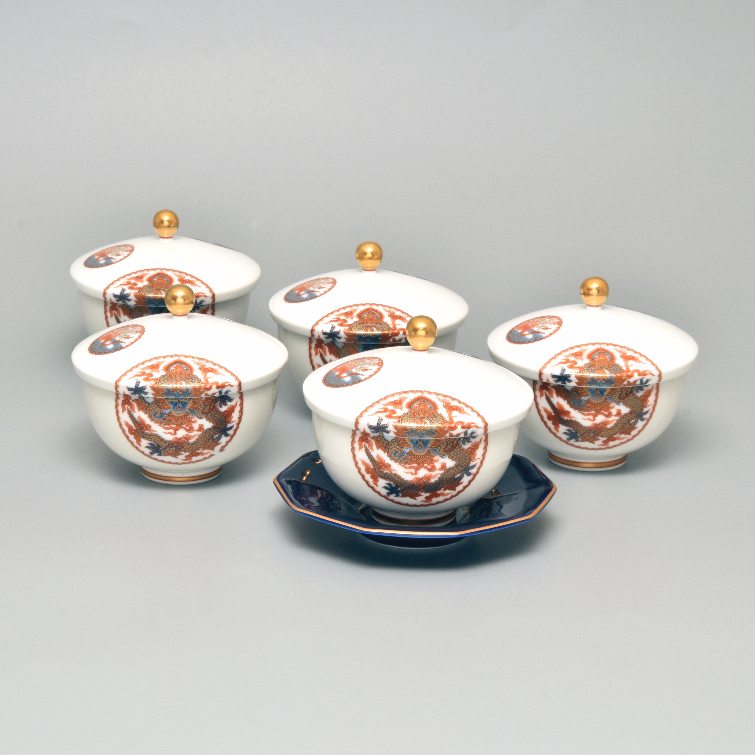 湯のみ5客セット|有田焼の老舗-香蘭社オンラインショップ