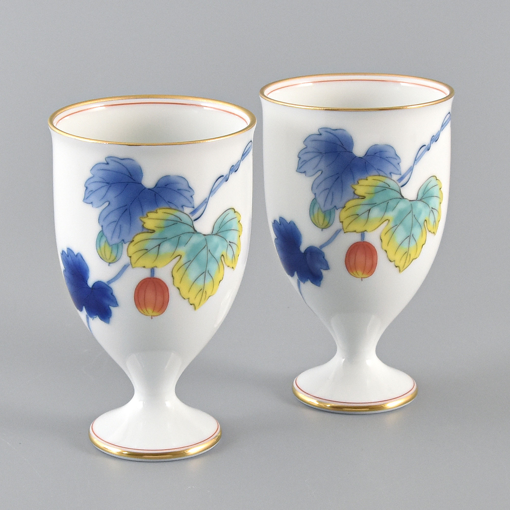 たまずさ）ペアワインカップ|有田焼の老舗-香蘭社オンラインショップ