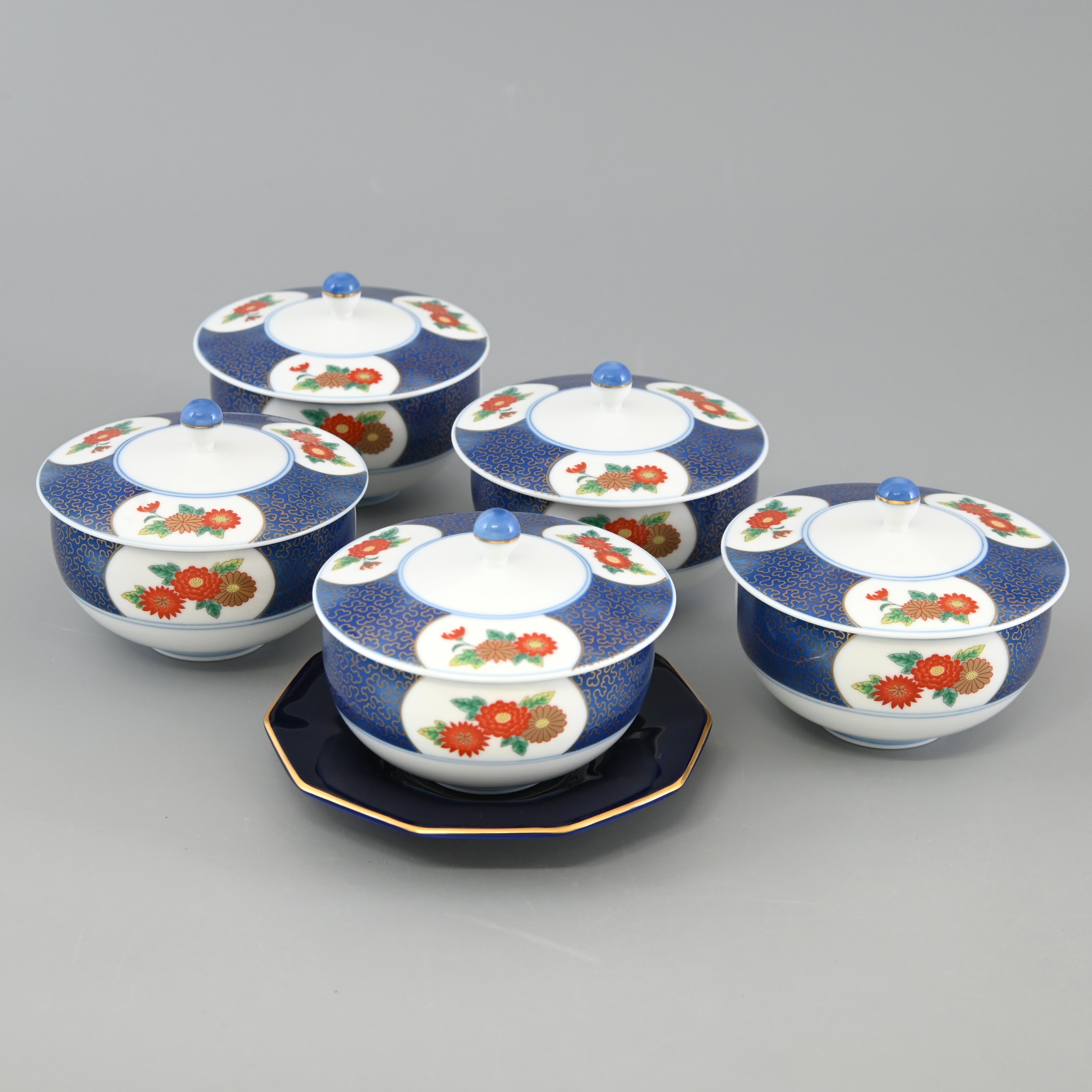 湯のみ5客セット|有田焼の老舗-香蘭社オンラインショップ