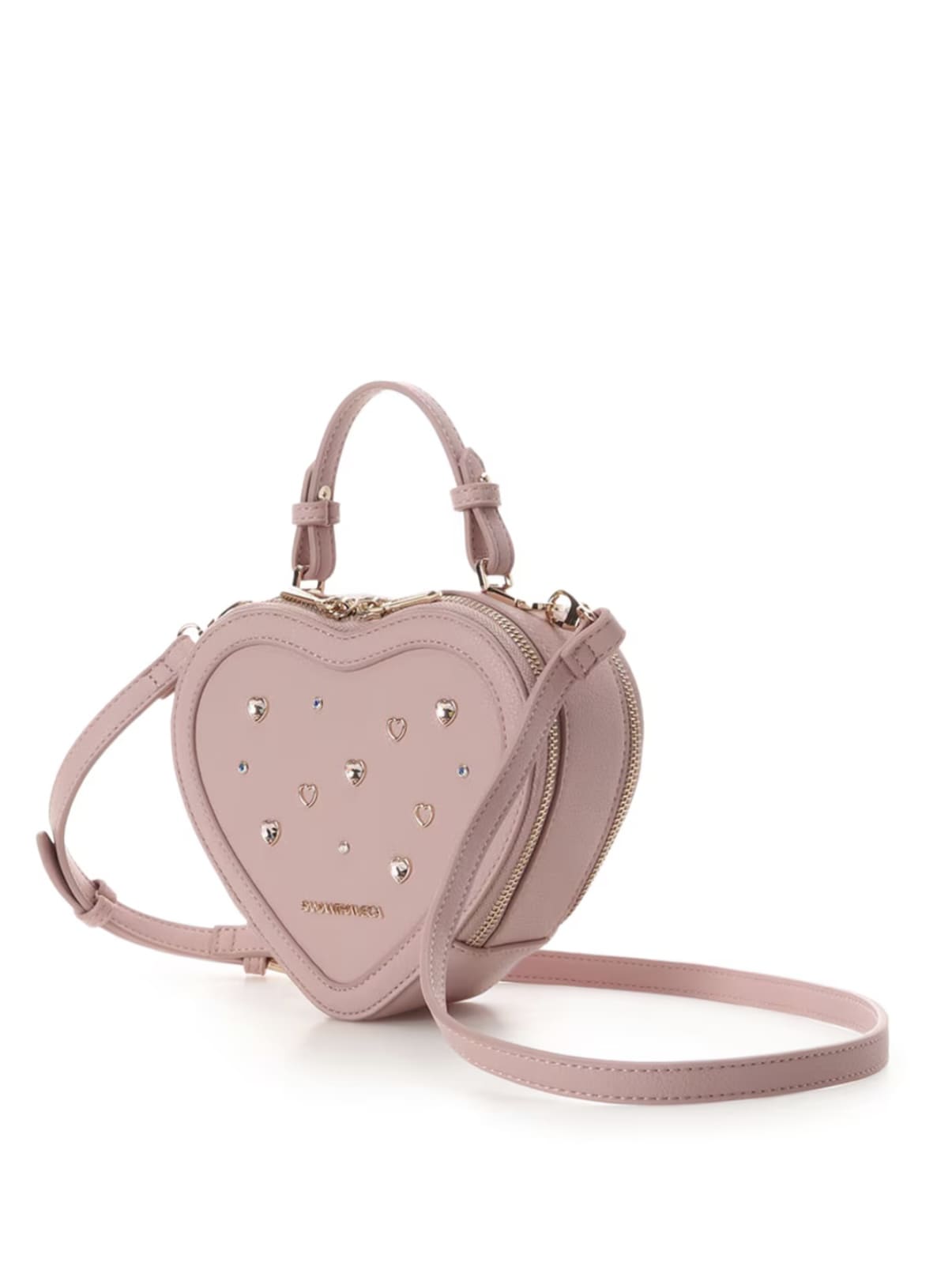 ビジューハート型ショルダーバッグ【ピンク】(ピンク)｜ サマンサベガ