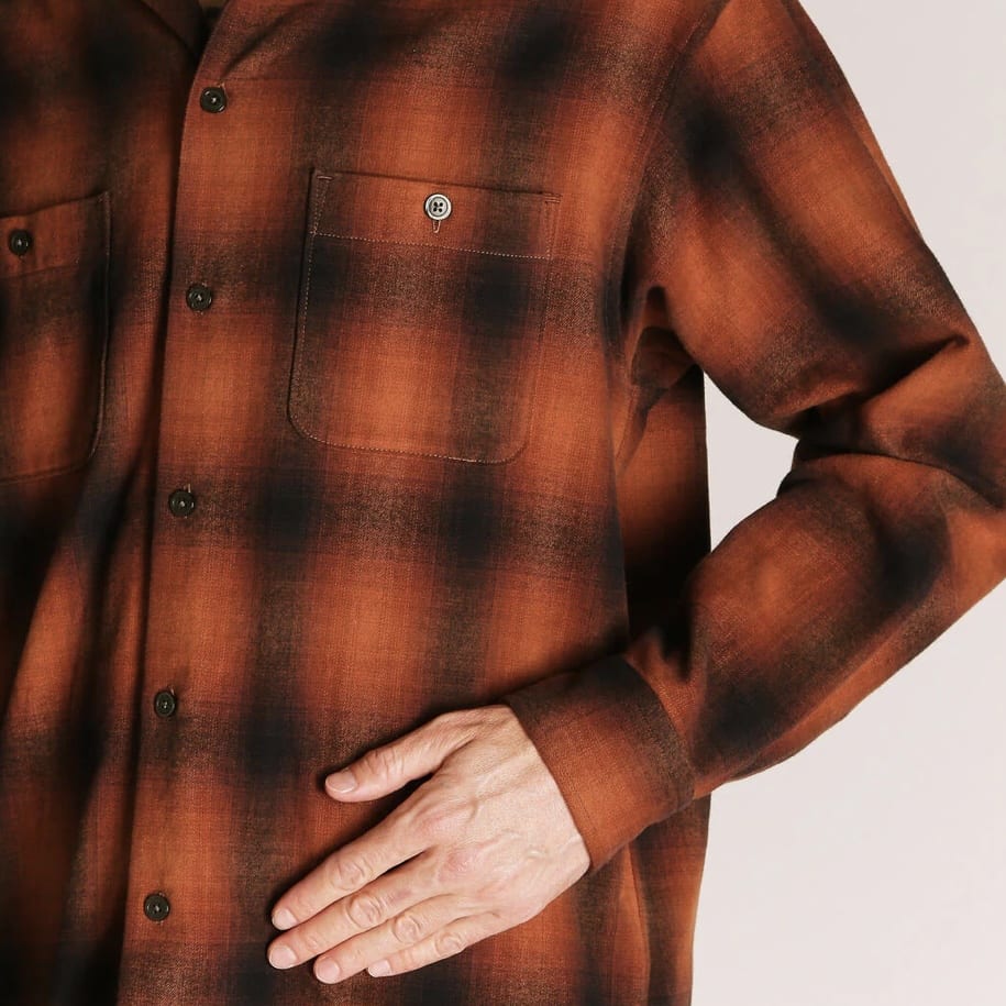 Schott/ショット/OMBRE CHECK FLANNEL LS SHIRT/オンブレチェック
