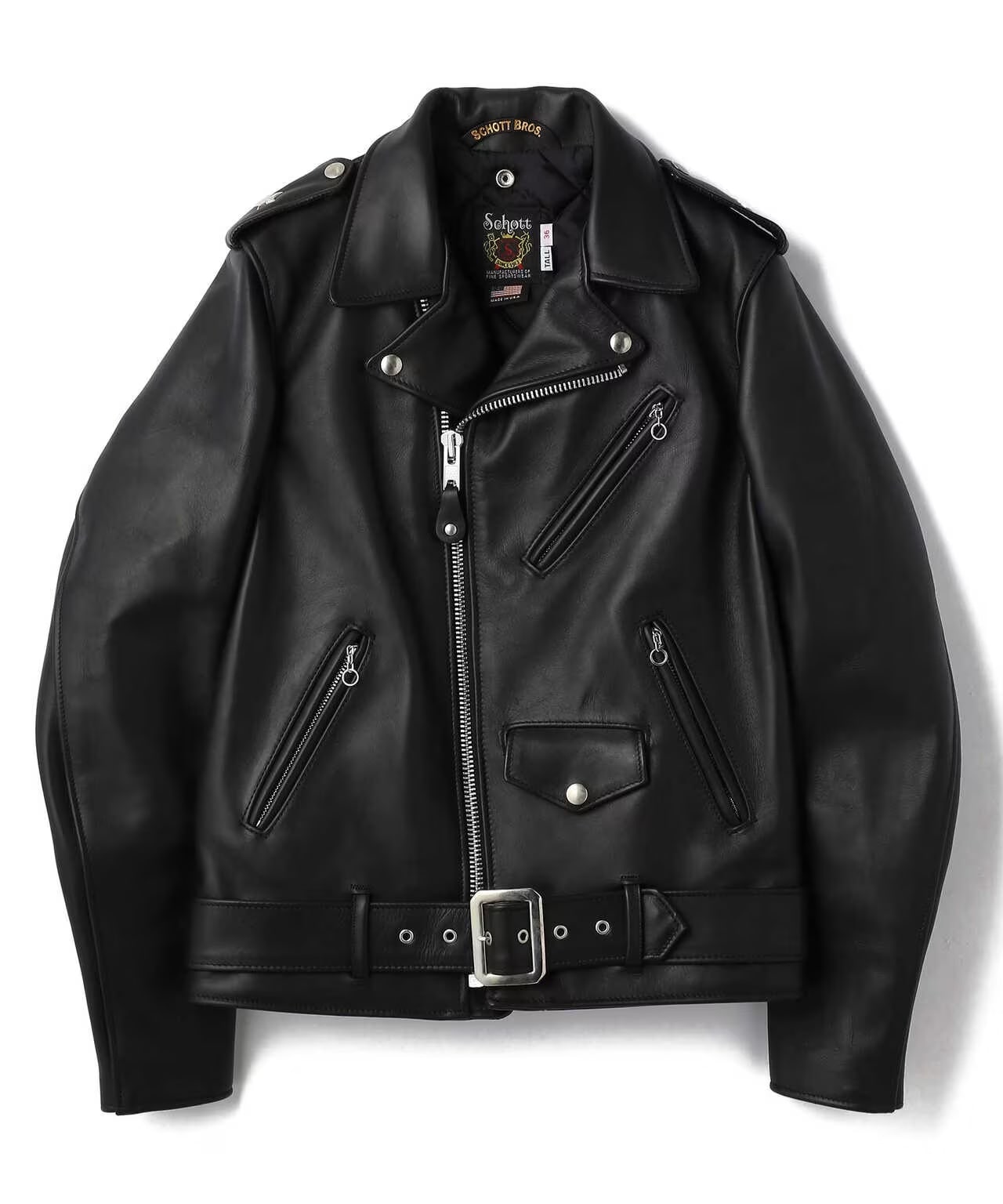 Schott/613UST ONESTAR TALL/ワンスター トール ライダース レザー