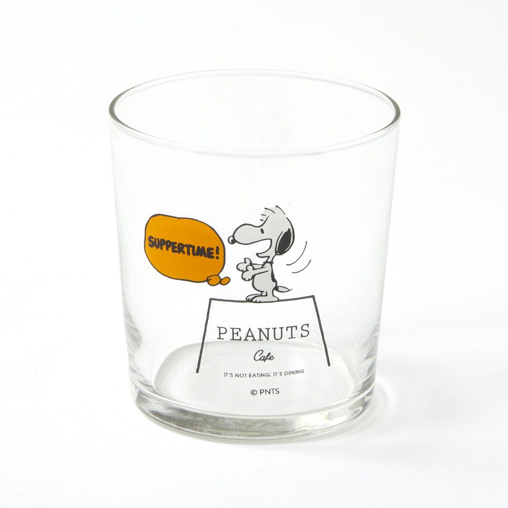 PEANUTS Cafe グラスウェア ショートグラス SUPPERTIME – PEANUTS Cafe