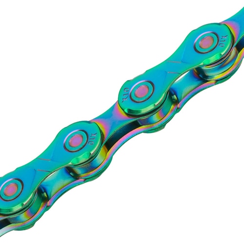 KMC ( ケーエムシー ) チェーン X10 オーロラグリーンリミテッド 116L