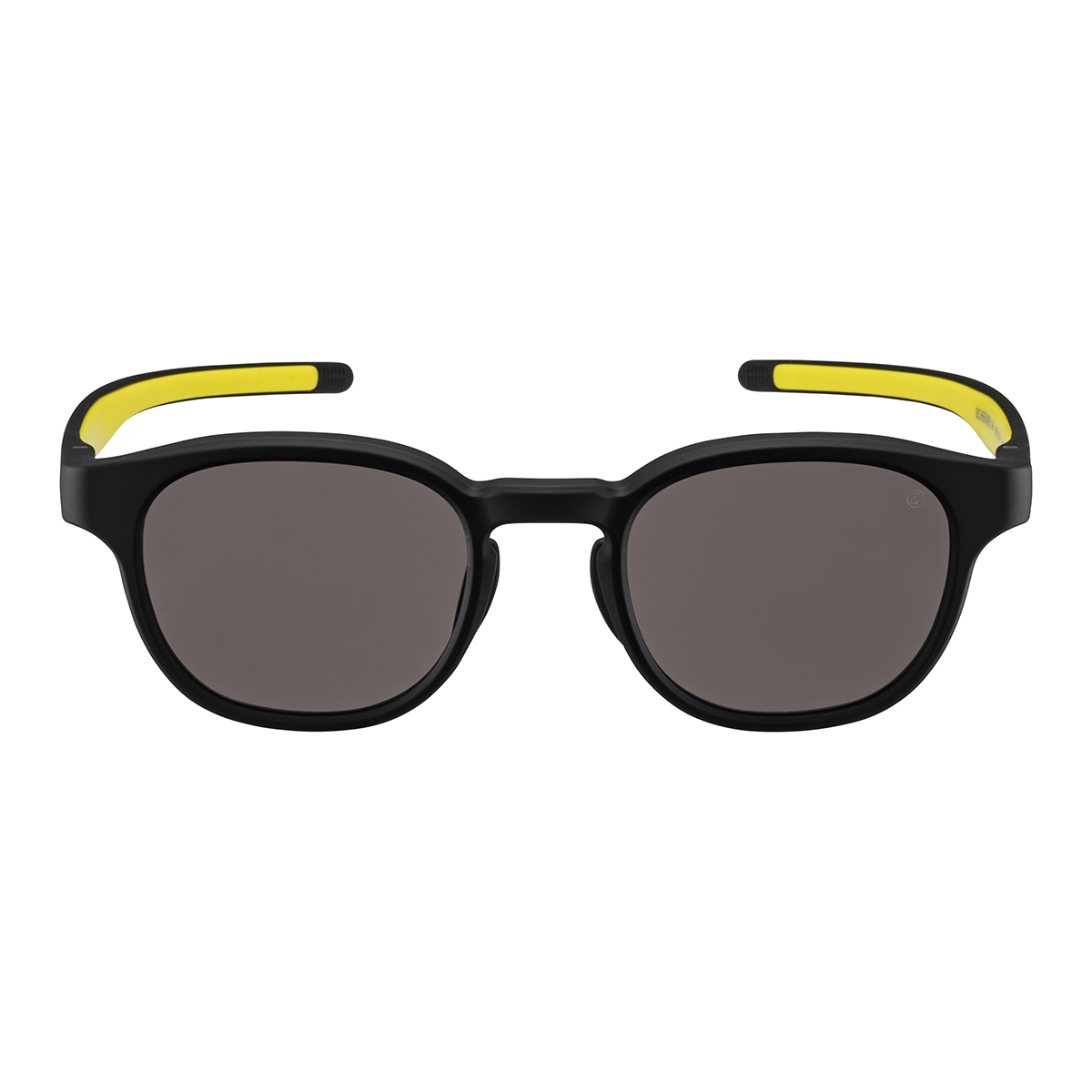 EYEVOL SCHERMER(50) MBK-LY-PL-BK PL ブラックメタリック／イエロー