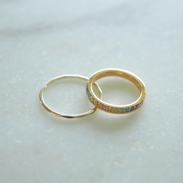 SV925(イエローゴールドプレーティング)キュービックジルコニア