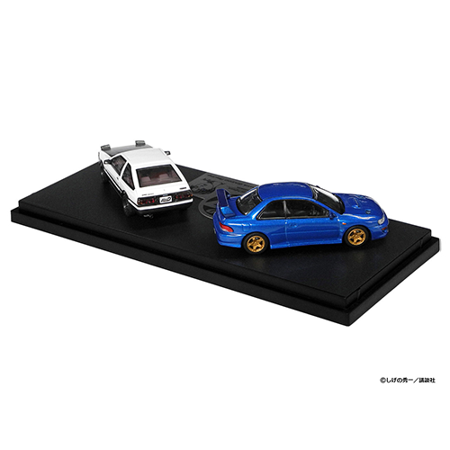 頭文字D 30th 1/64 Trueno (AE86) ＆ IMPREZA (GC8) - SUBARU