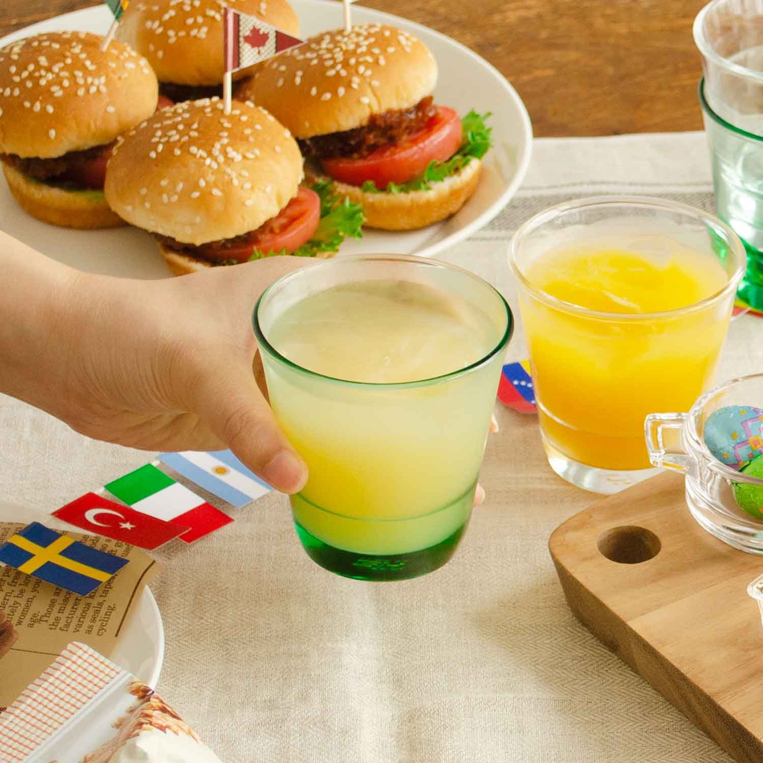 フリーグラス(リーフグリーン) P-52103HS-GG-JAN / 東洋佐々木ガラス