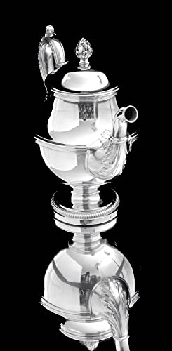Keller - 8pc. Louis XVI 19th Century 950 Sterling Silver Tea Set