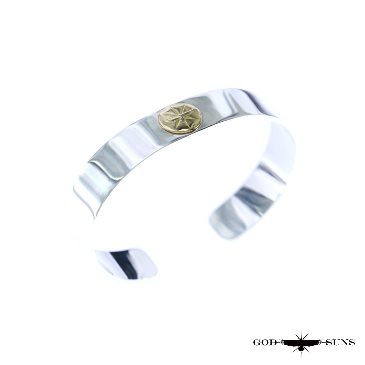 平打ちバングルK18メタル付き 12mm板 – GOD SUNS
