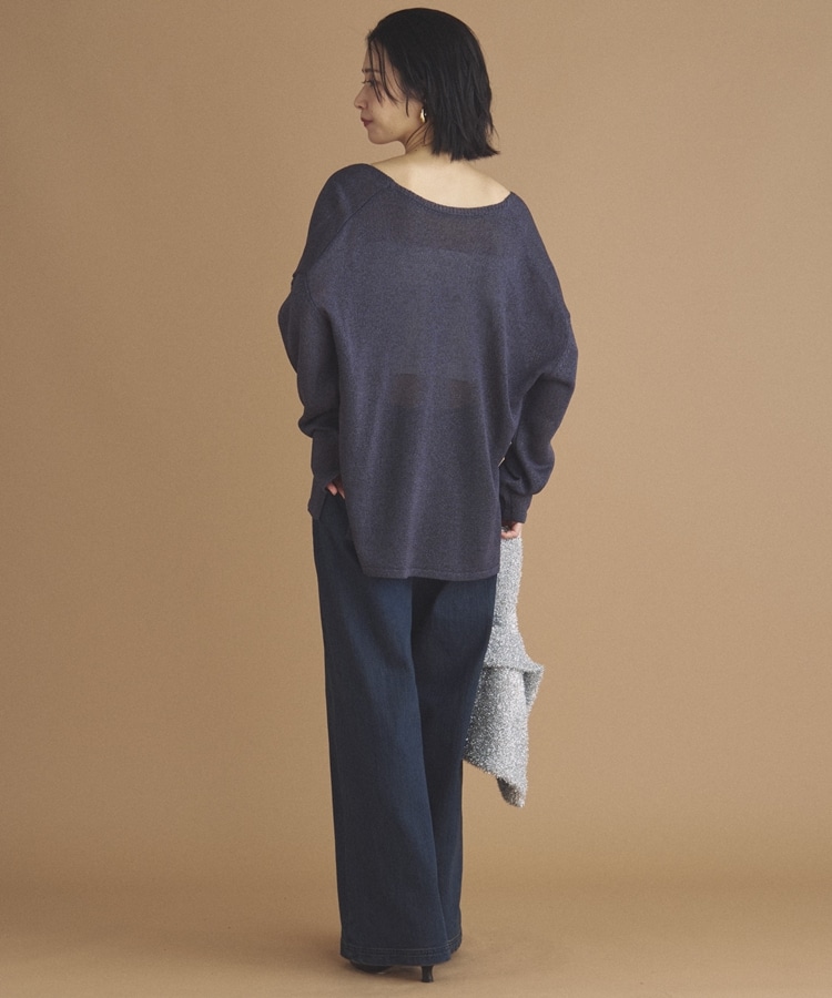 ペーパーヤーン深Vニット(F IVORY): トップス｜PMbox P&M OFFICIAL