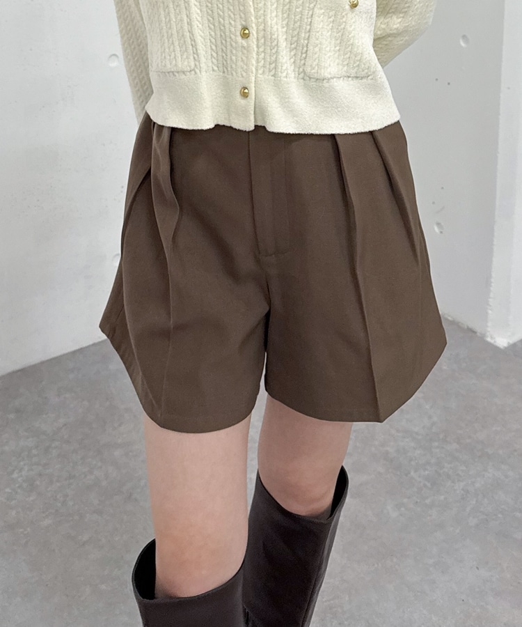 Dカン付タックショートパンツ(M BLACK): パンツ｜PMbox P&M OFFICIAL