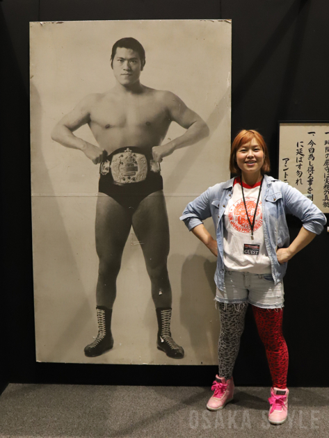アントニオ猪木選手のパネル – OSAKA STYLE