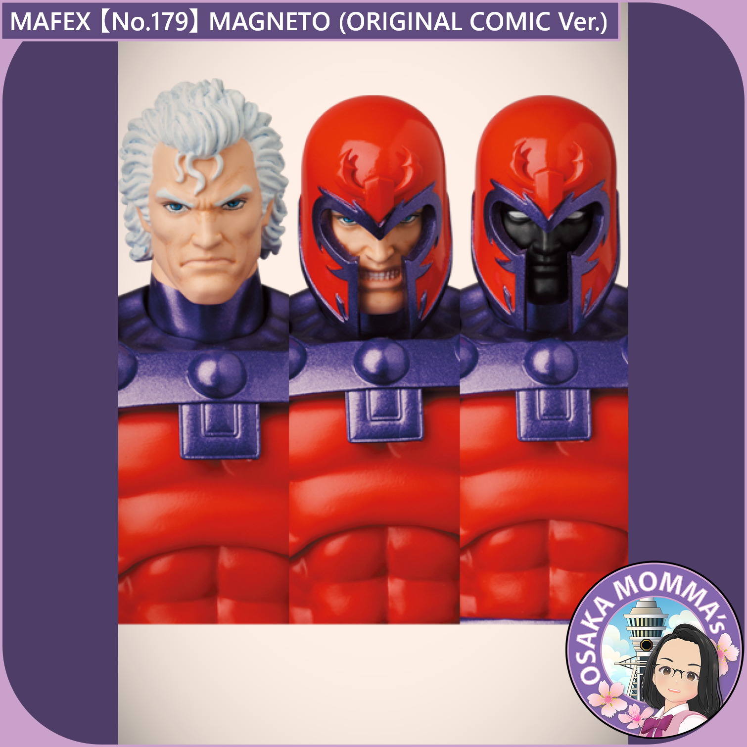 MAFEX 【No.179】X-MEN MAGNETO (COMIC Ver.) – Osaka Momma's