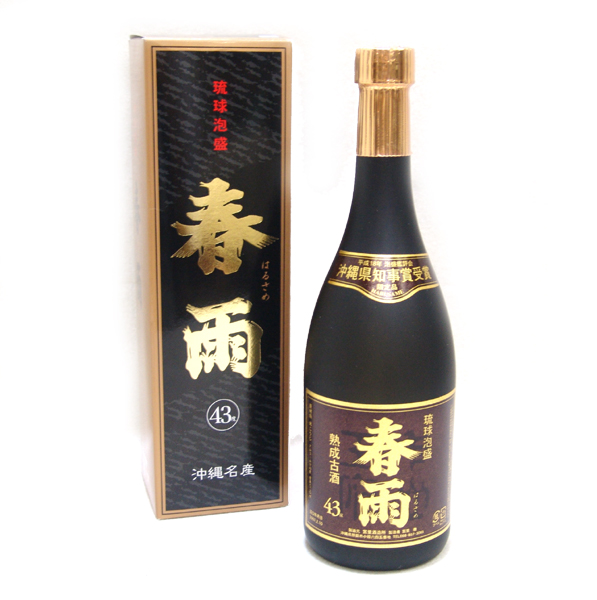 宮里酒造所 古酒 春雨 43度 18年度県知事賞 箱入 720ml | お酒買取