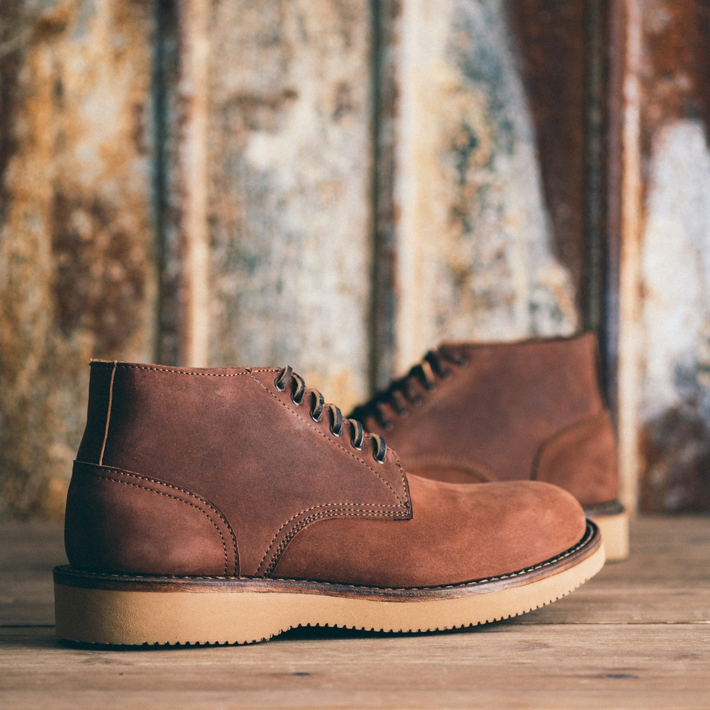 Trench Chukka - Horween Tobacco Chamois, Vibram 2060 Sole - Made