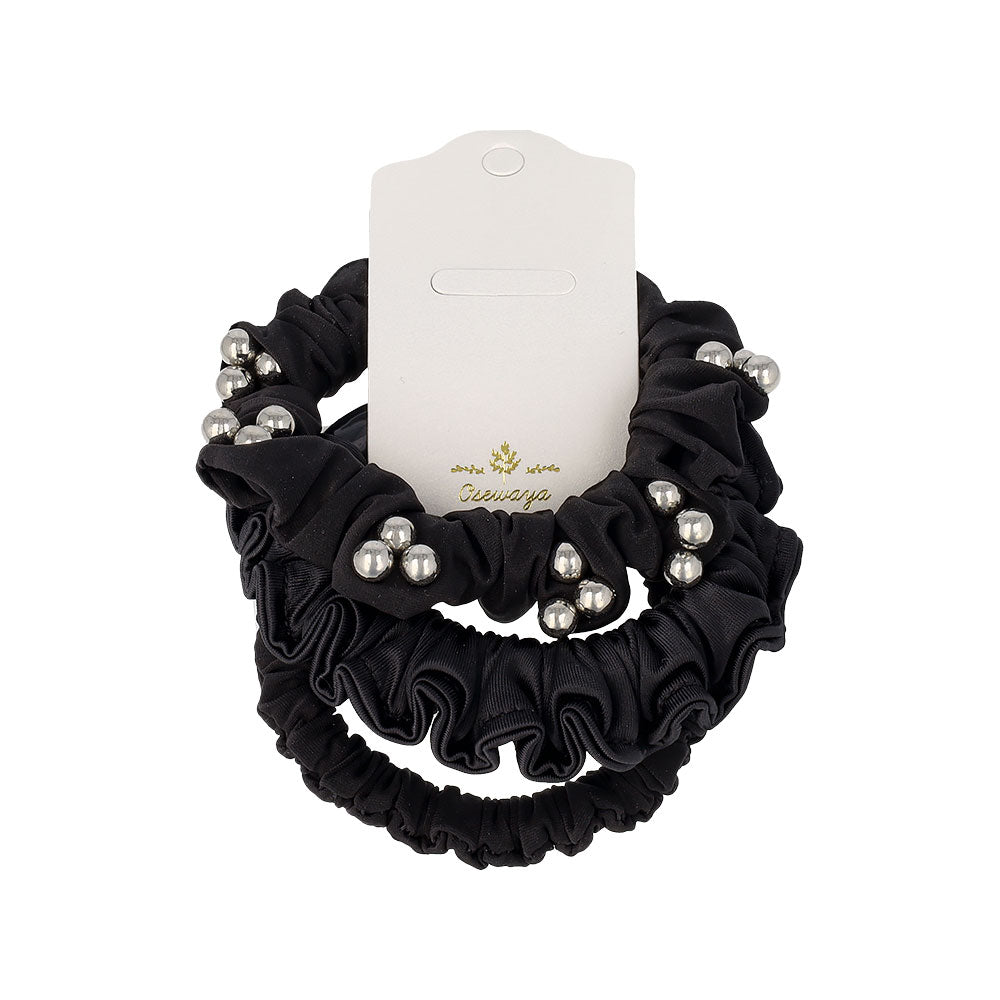 シュシュ ブラック 3個セット – OSEWAYAオンラインストア