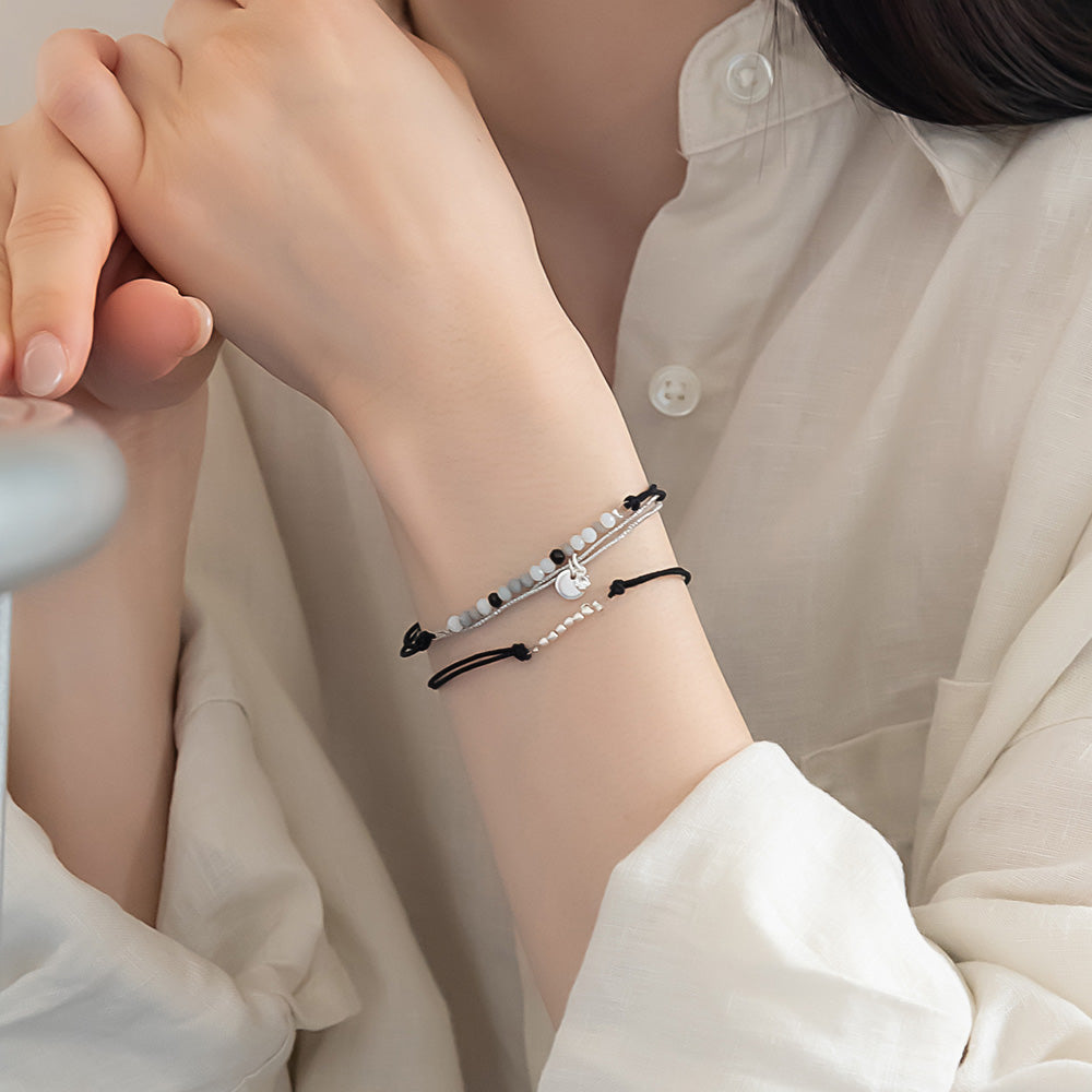 ブレスレット ANTI SHOCK 静電気軽減 ニッケルフリー メタル サークル