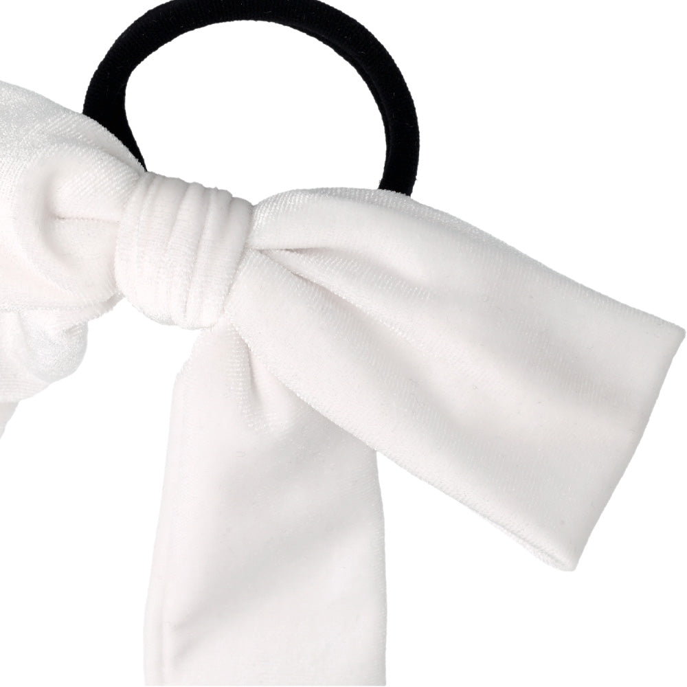 ヘアゴム ホワイト ベロア リボン ロング – OSEWAYAオンラインストア