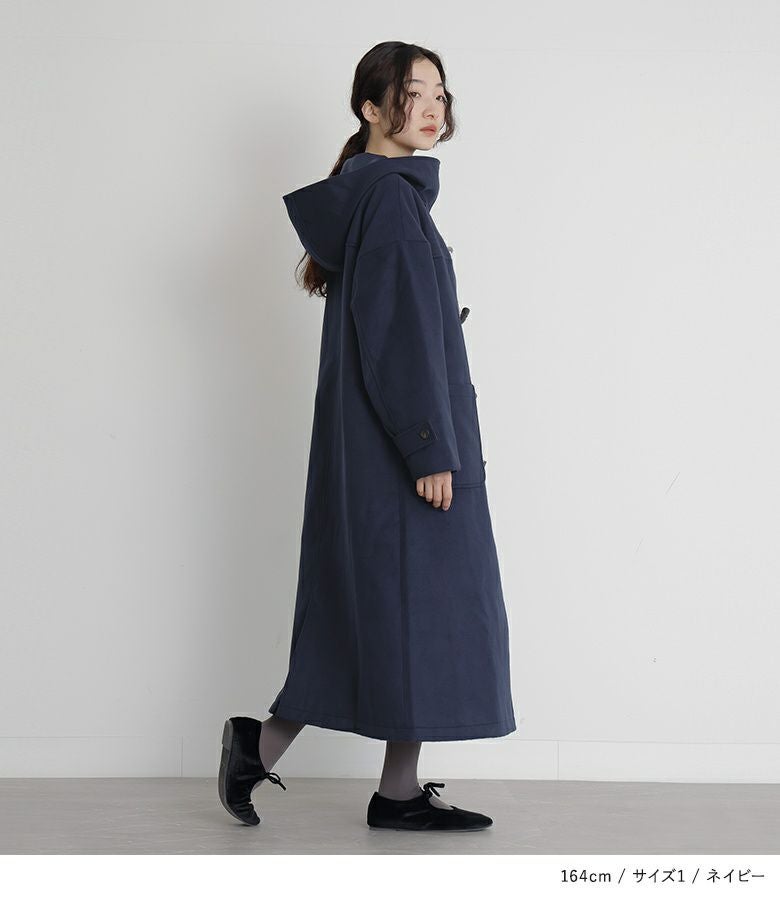 somari imaginationスタンドフードロングダッフルコート』