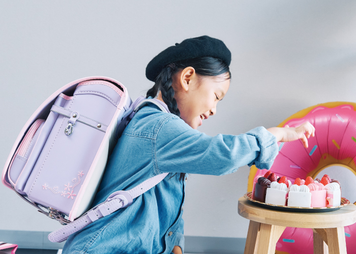 05キューティハート 【アクアブルー】 - ツバメランドセル