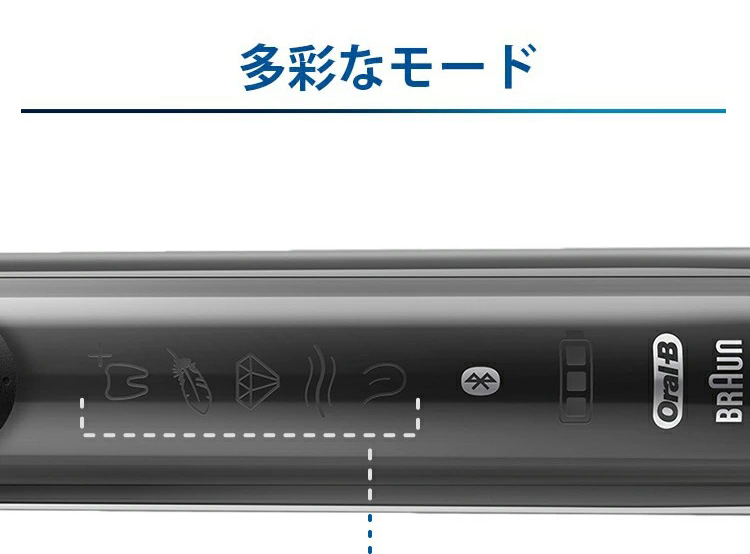 電動歯ブラシ ブラウンオーラルB 公式 | ジーニアス9000（ブラック