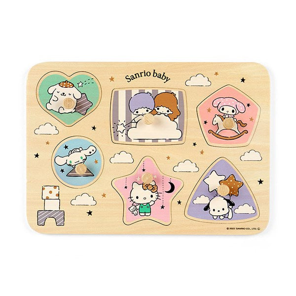 サンリオベビー 木製パズル 6ピース ずけい – オレンジベビー