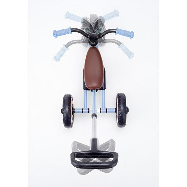 へんしん！サンライダーNEO マットブルー 三輪車 ワールド 野中製作所