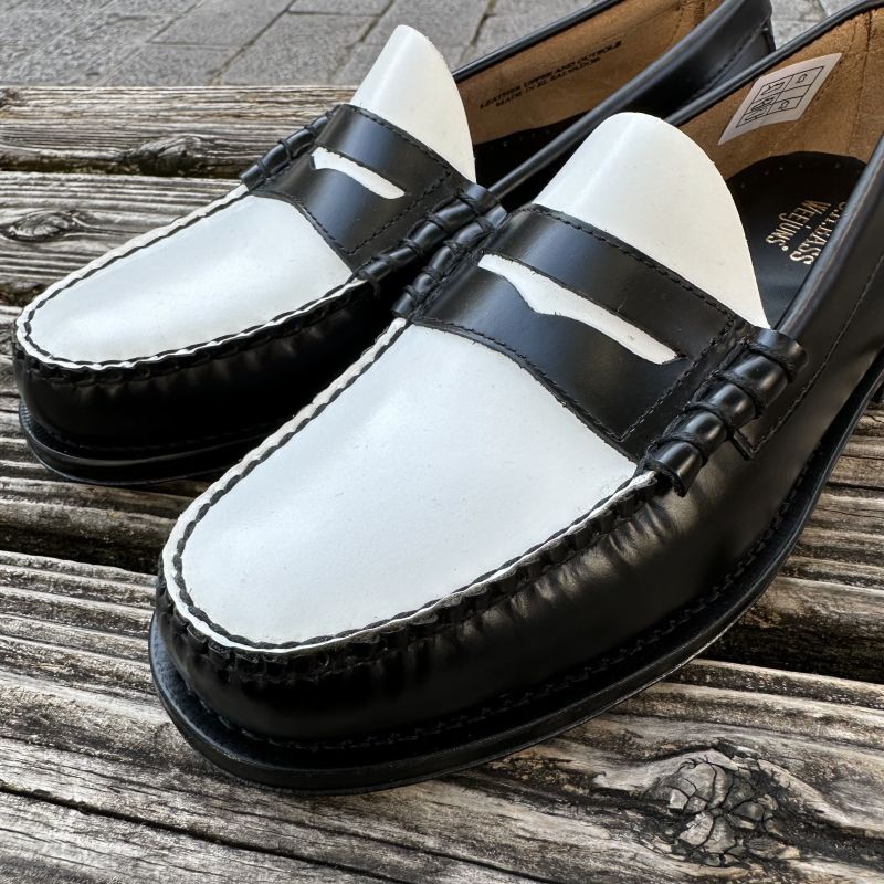 G.H.Bass/ジー・エイチ・バス】ローファー LARSON / BLACK & WHITE