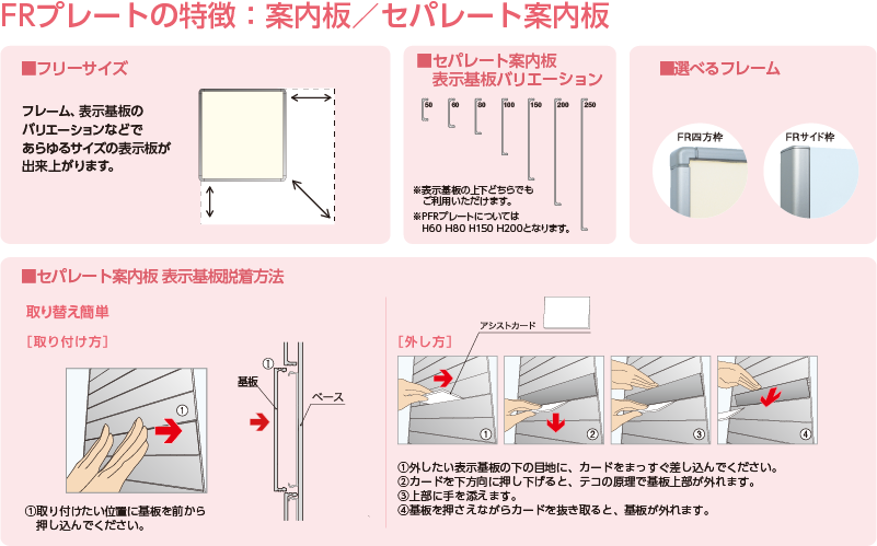 看板資材・広告資材のことなら新星社 -FRプレート アルミフレーム