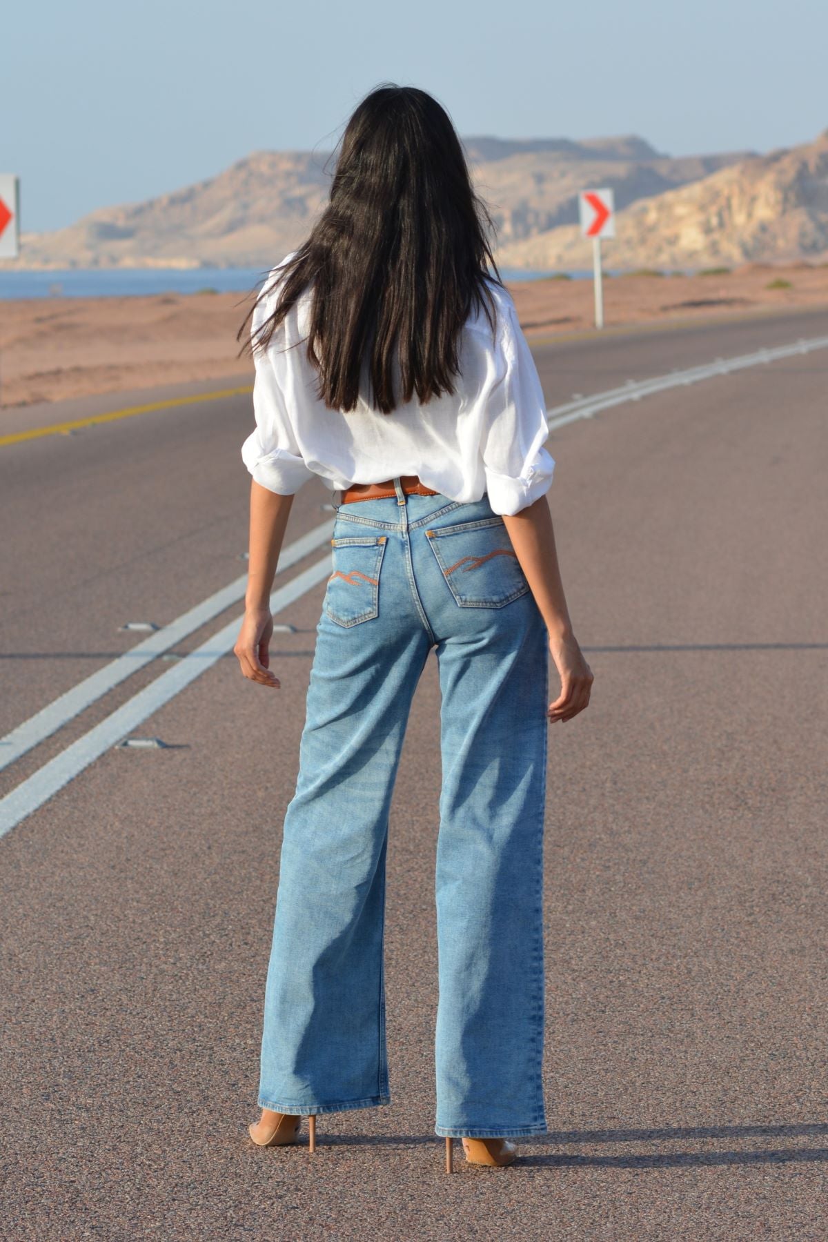 Wave Jeans™ | Women's Wide Leg High Waisted Jeans | Organic