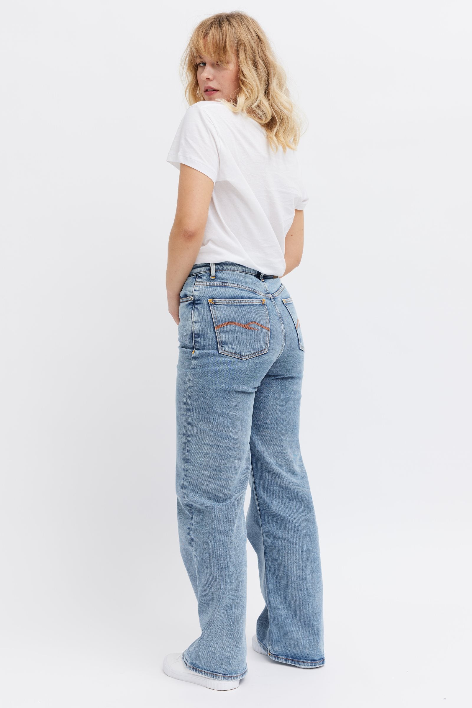 Wave Jeans™ | Women's Wide Leg High Waisted Jeans | Organic