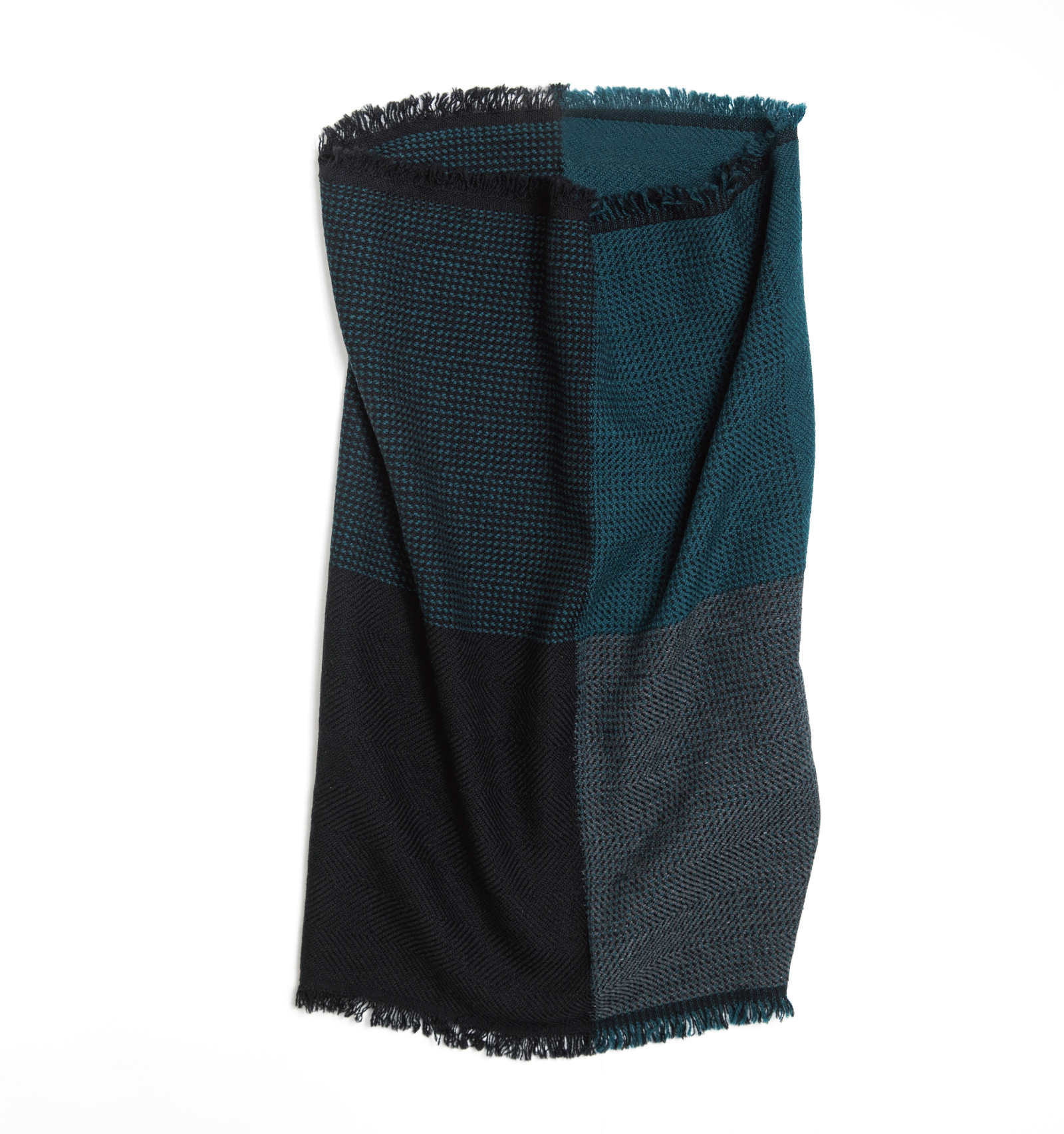 1/20 再入荷】NECKABLE ウールスヌード クロスカラー グリーン