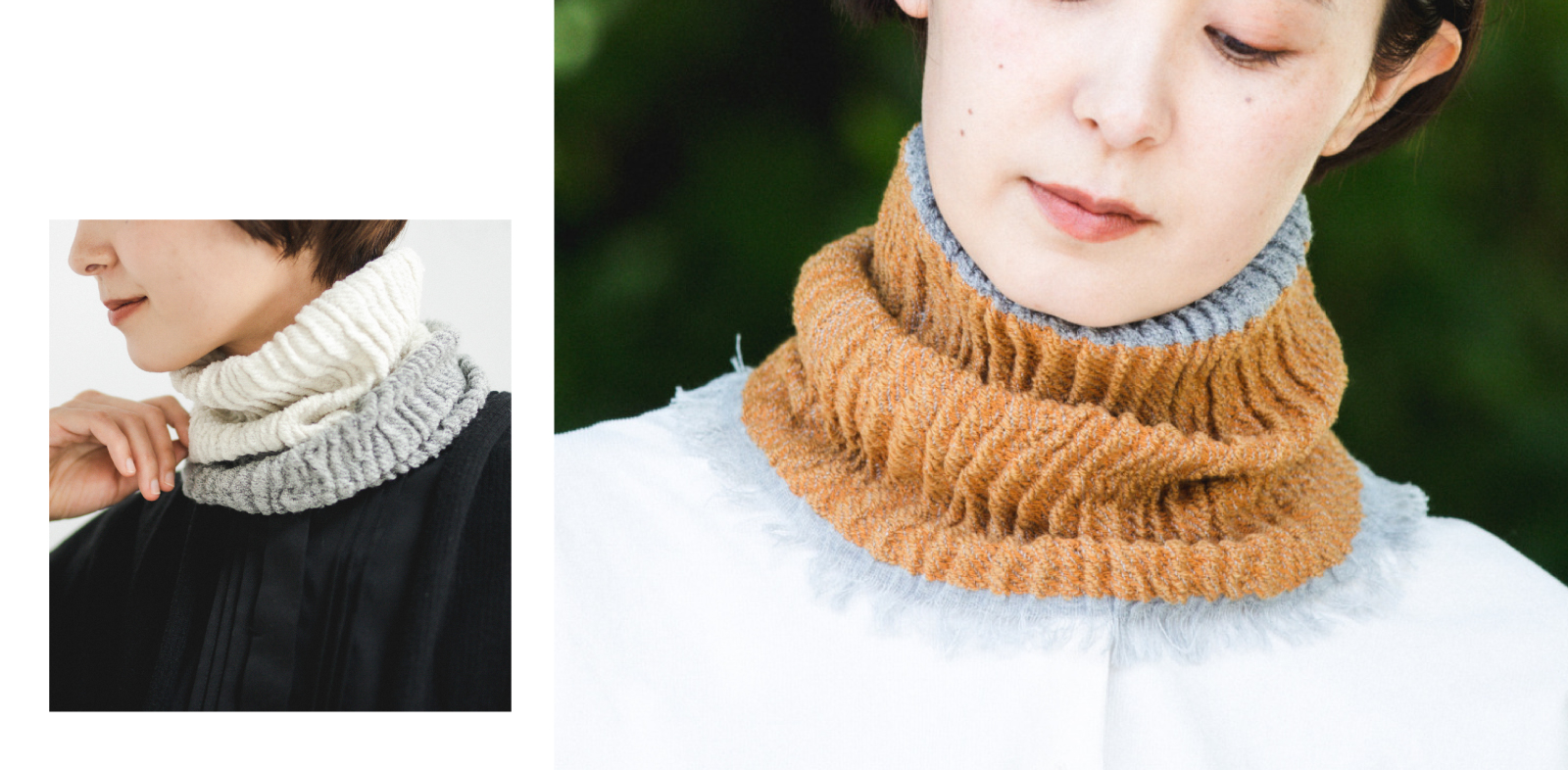 ウール リバーシブル ネックウォーマー | 【公式】工房織座オンライン