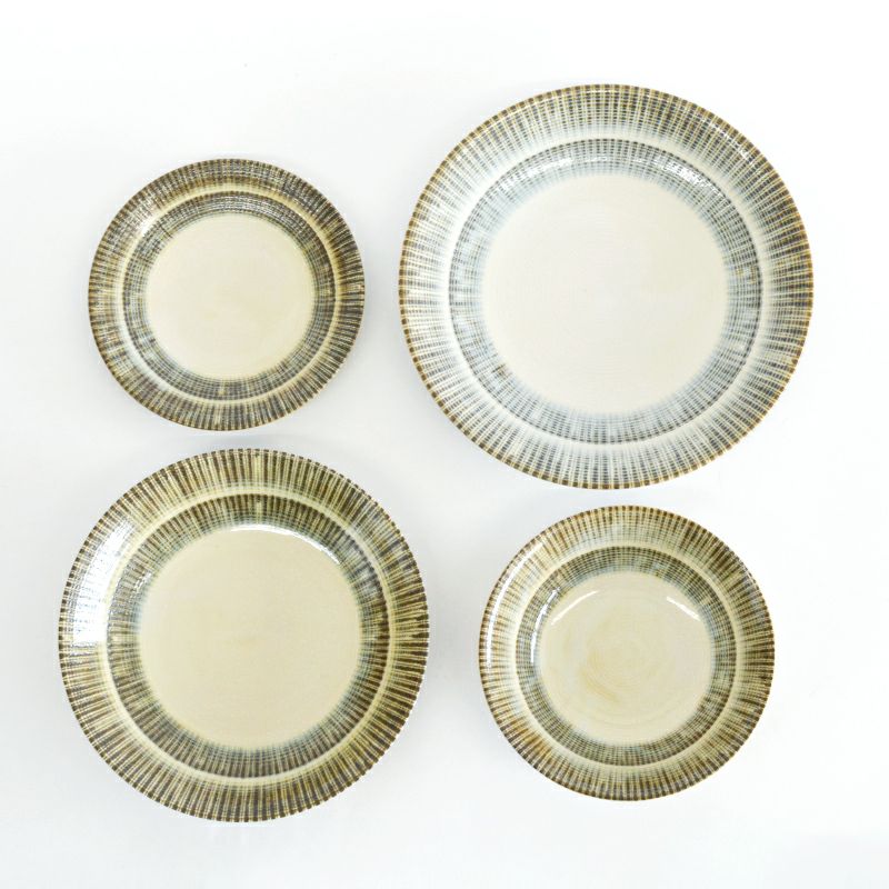 十草がさね プレート L｜和食器通販｜織部 Online Store【公式】