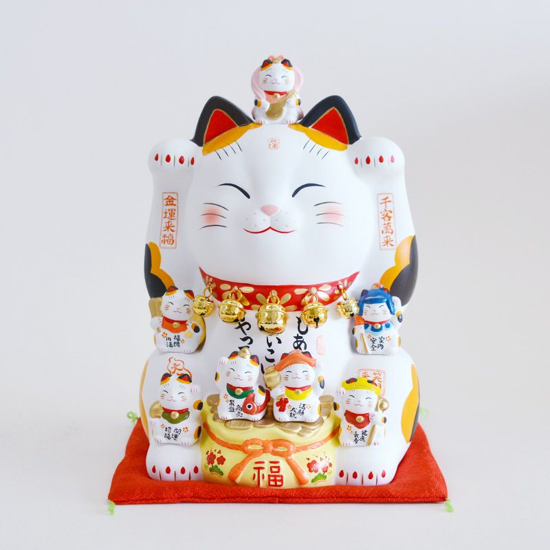 錦彩七福神招き猫｜和食器通販｜織部 Online Store【公式】