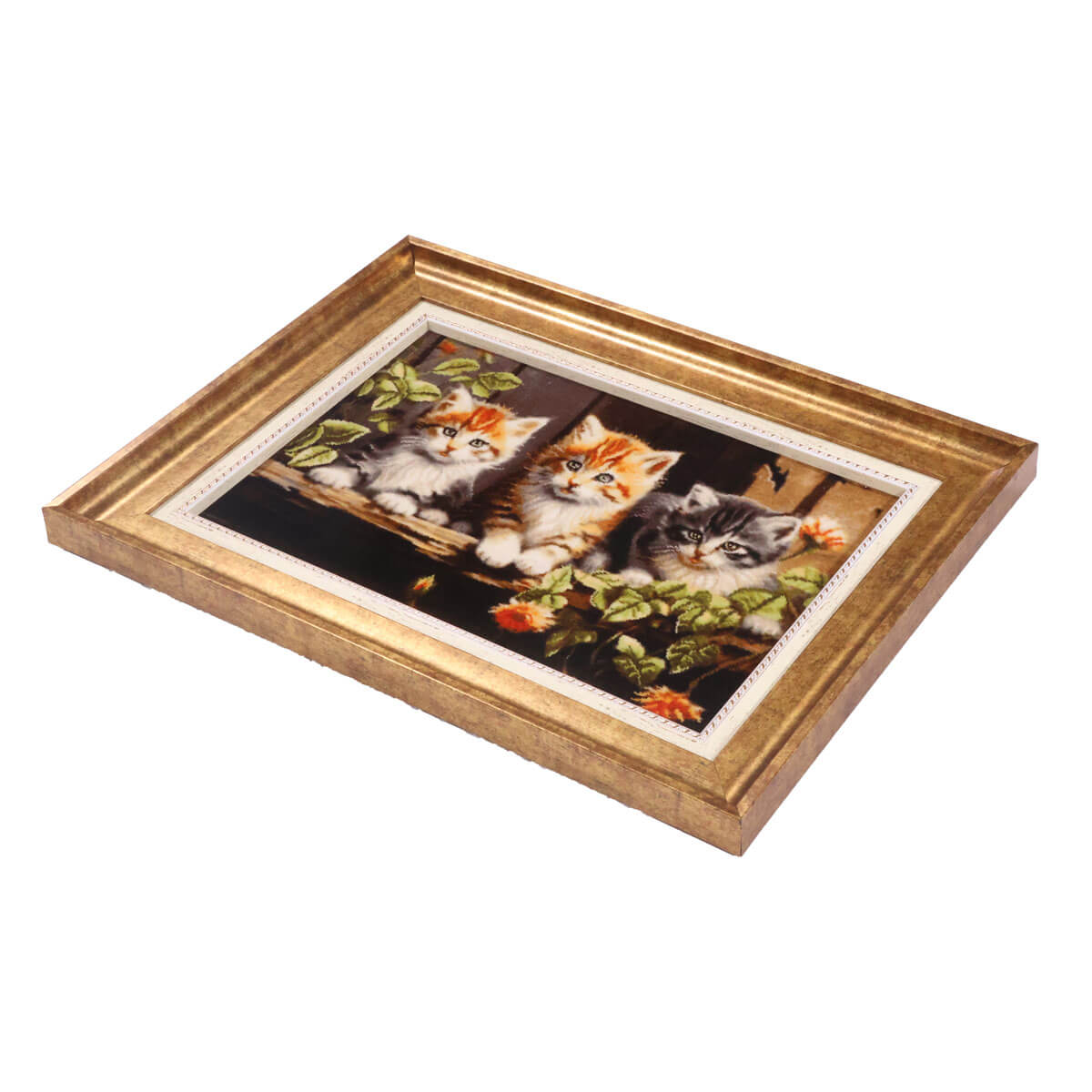 ペルシャ絨毯 タブリーズ産 絵画絨毯 75×57cm（FP-70263） – ギャッベ