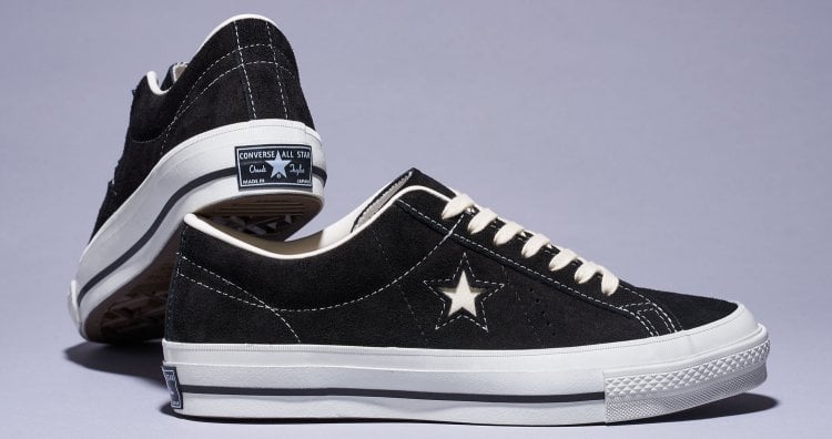 Converse's TimeLine series now includes a basic black model of the