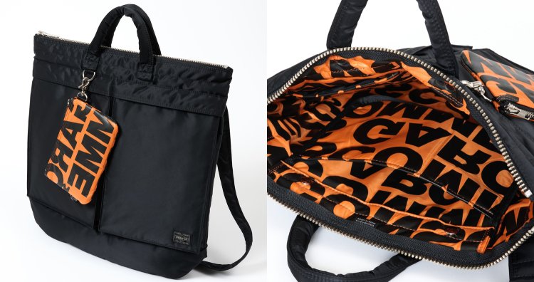 コム デ ギャルソンとポーターがコラボ！3型2色のヘルメットバッグを4