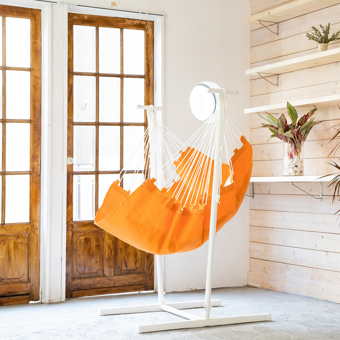 男の隠れ家PREMIUM / 2WAYチェアハンモック チェアスタンドセット