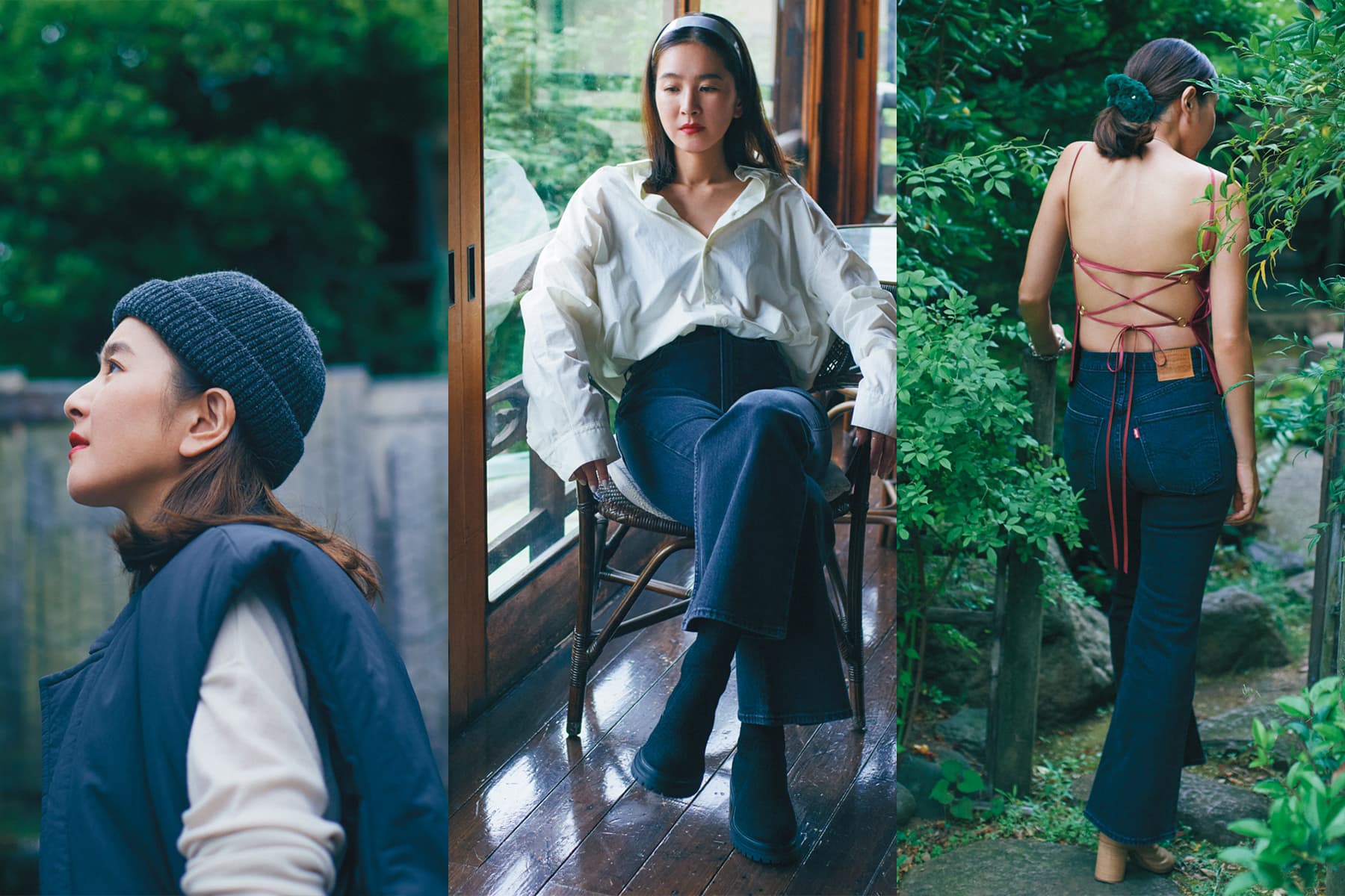 リーバイス®の「フレアデニム」が今の気分♡ 人気スタイリスト百々千晴