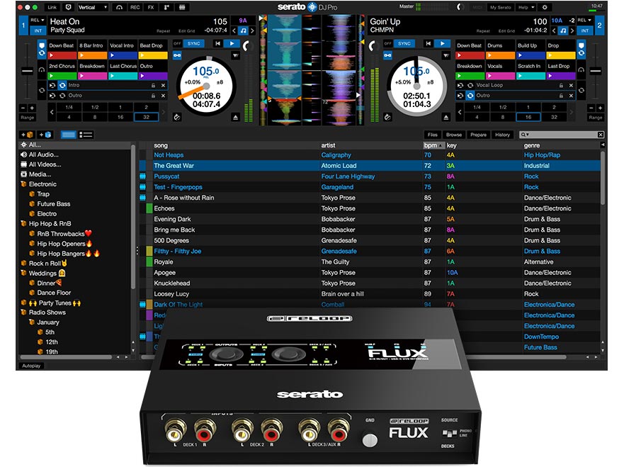 RELOOPから救世主！Serato DJ Pro専用インターフェース「FLUX」徹底