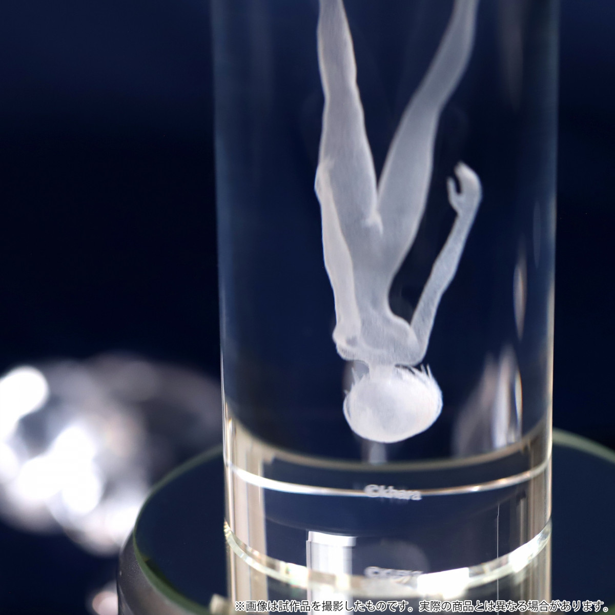 綾波レイが漂う『新世紀エヴァンゲリオン』EDをイメージ！七色に光り