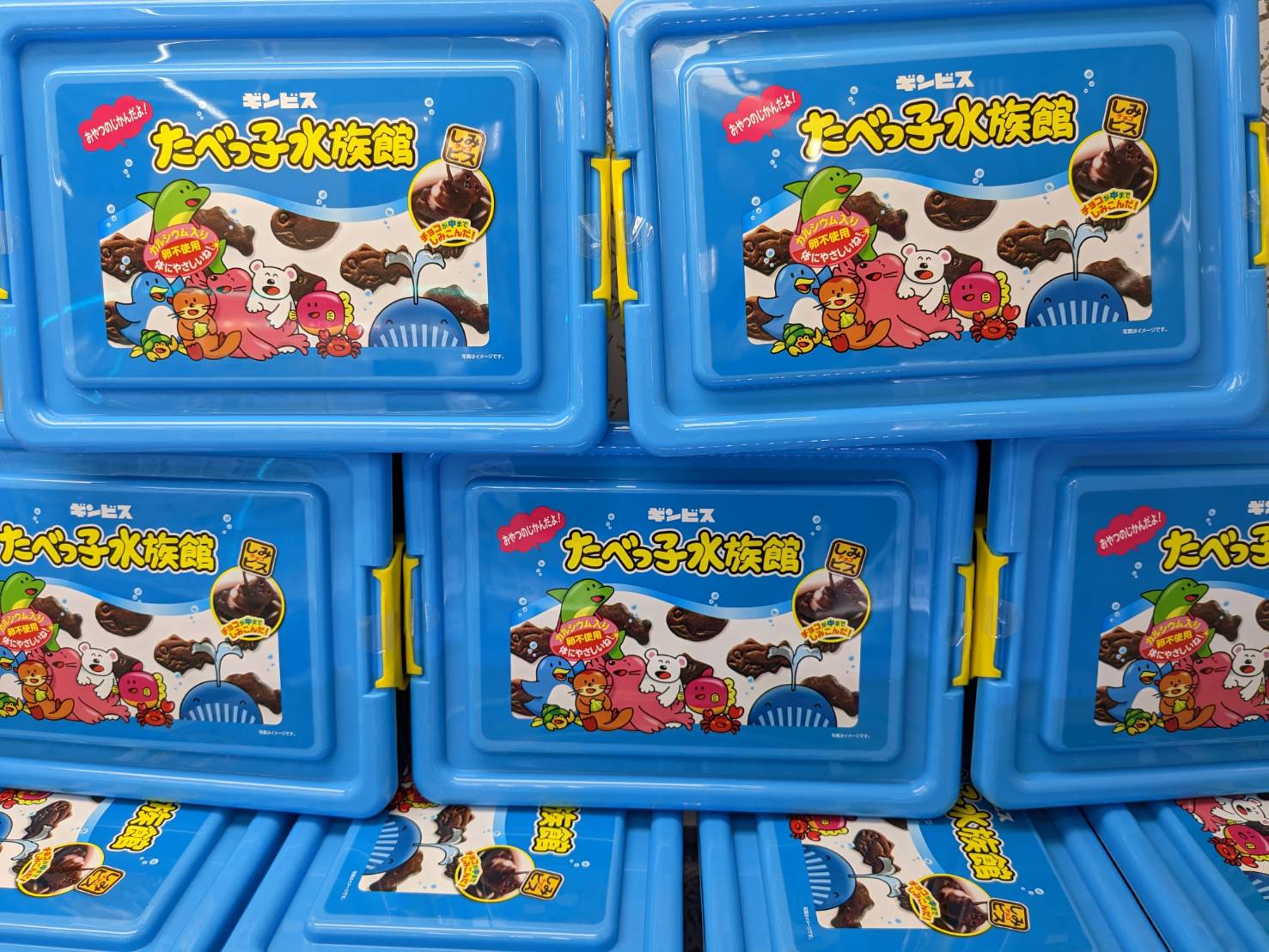 ◇プライズコーナー入荷情報！《たべっ子水族館コンテナボックス｜た