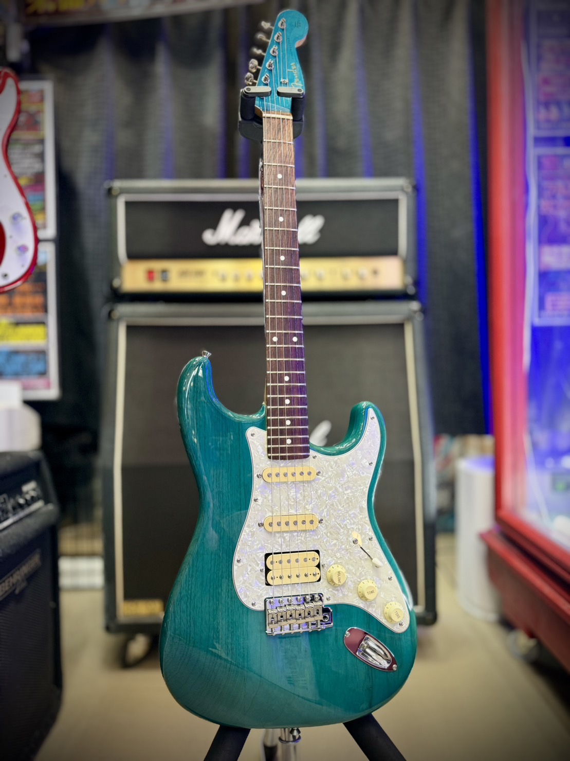 楽器コーナー入荷情報です❗️Fender Japan ST62 ASH MH SSH/TRB入荷